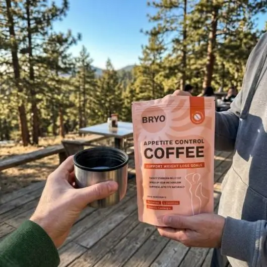 BRYO Coffee enjoyed outdoors as part of a daily lifestyle routine